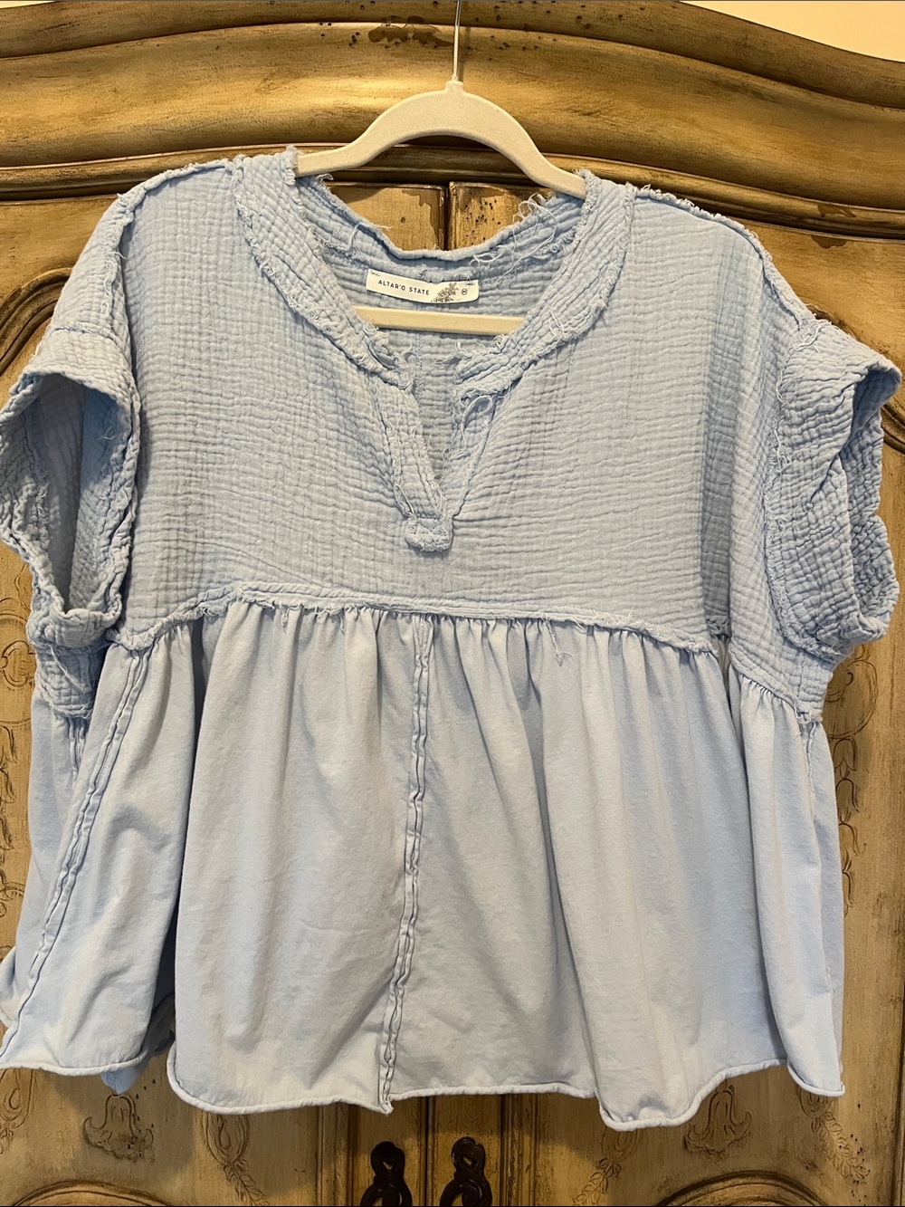 Altar'd State M cotton Babydoll Top